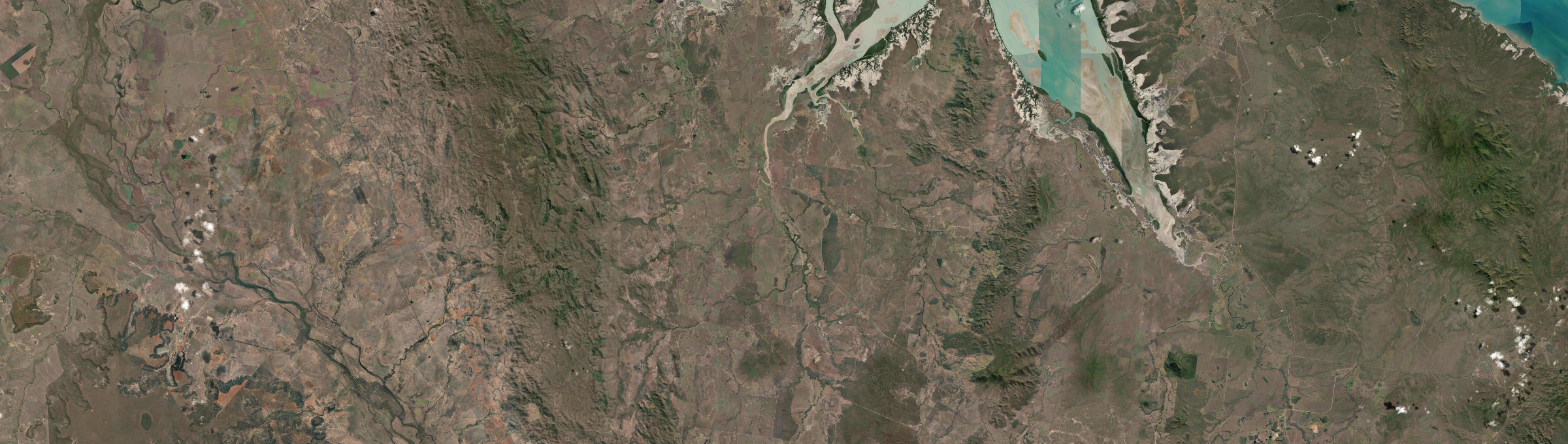 Aerial view of Ogmore, QLD