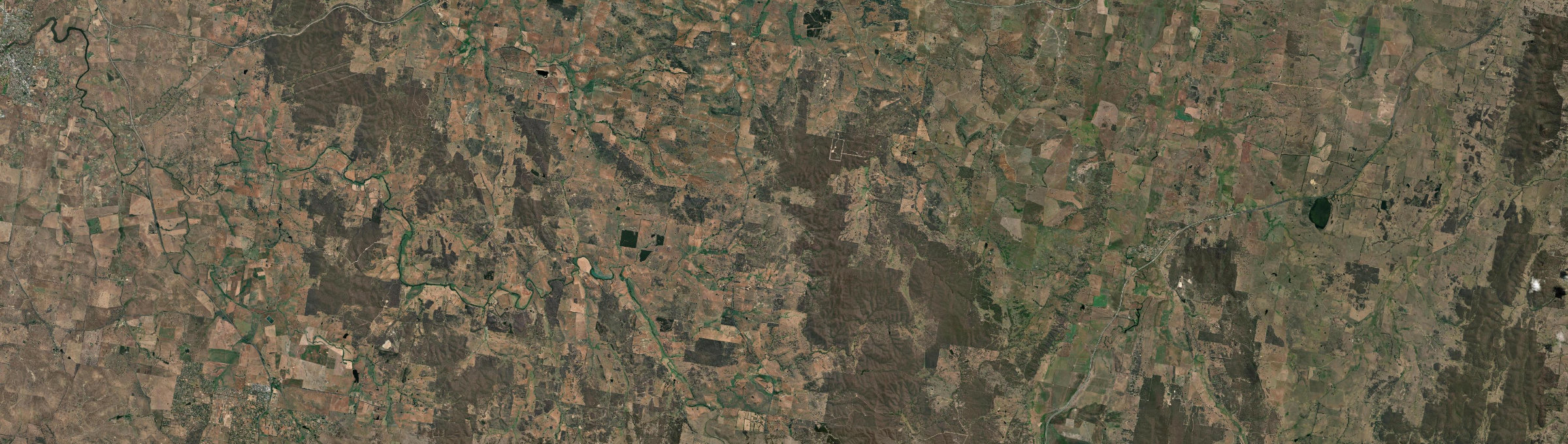Aerial view of Bellmount Forest, NSW