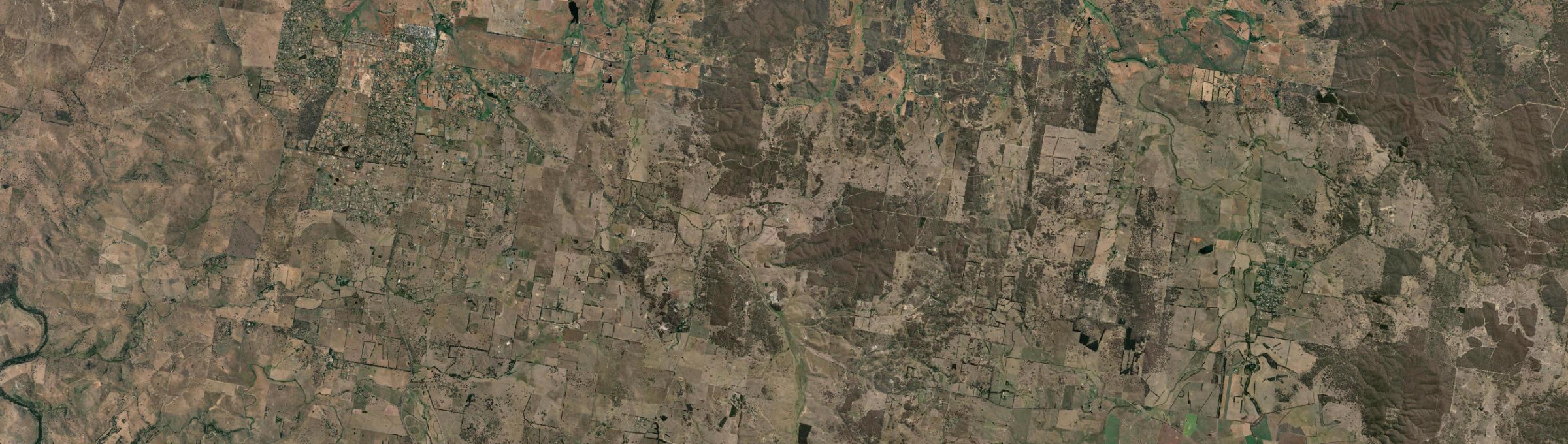 Aerial view of Nanima, NSW