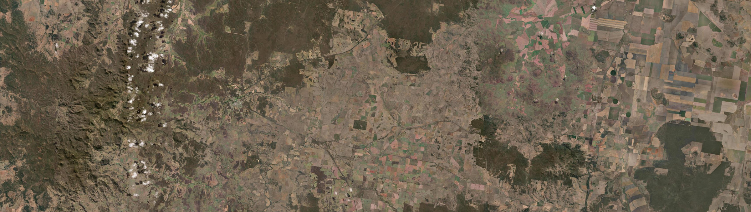 Aerial view of Ulamambri, NSW