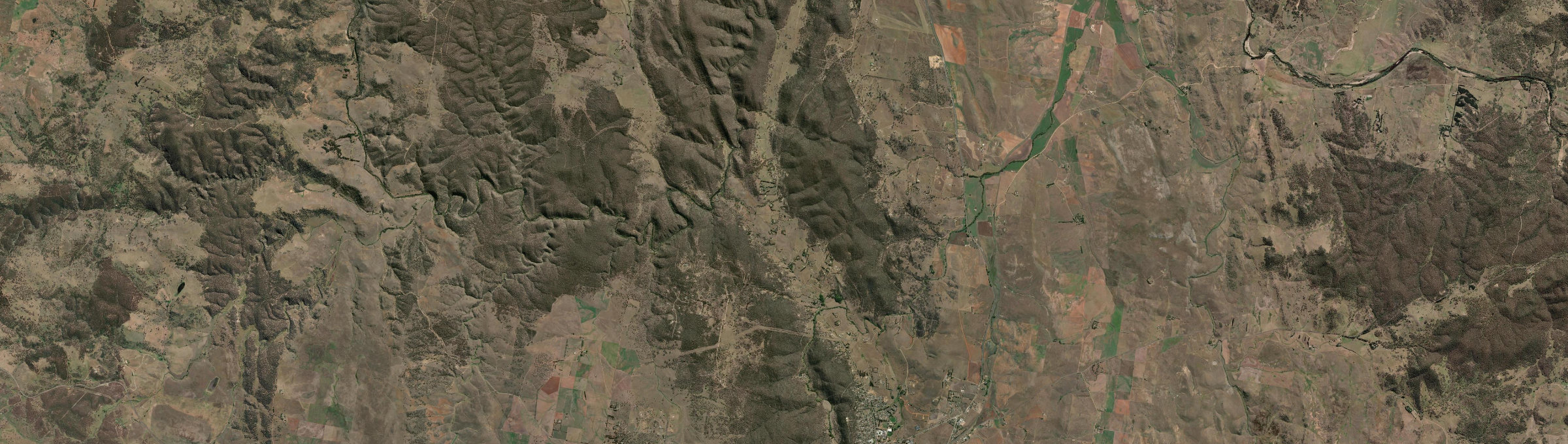 Aerial view of Binjura, NSW
