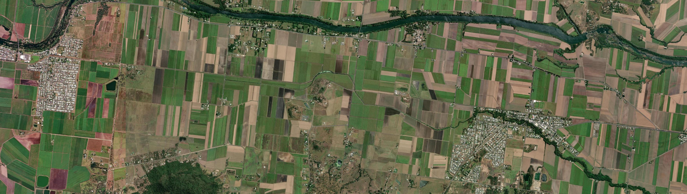 Aerial view of Pleystowe, QLD