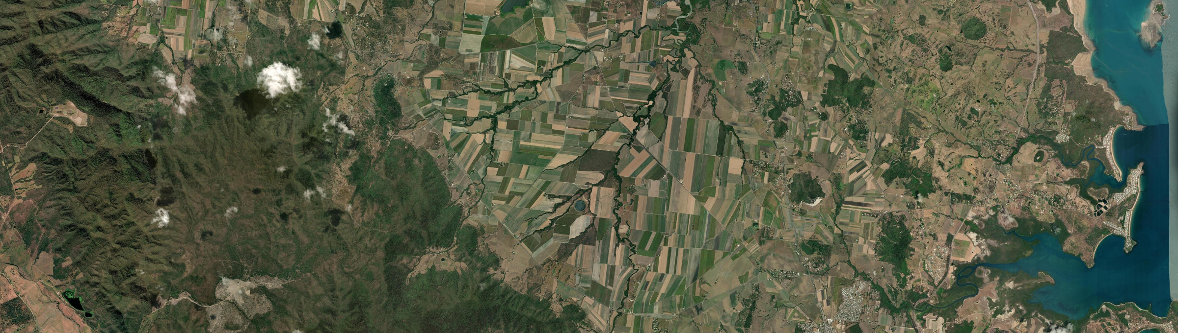Aerial view of Munbura, QLD