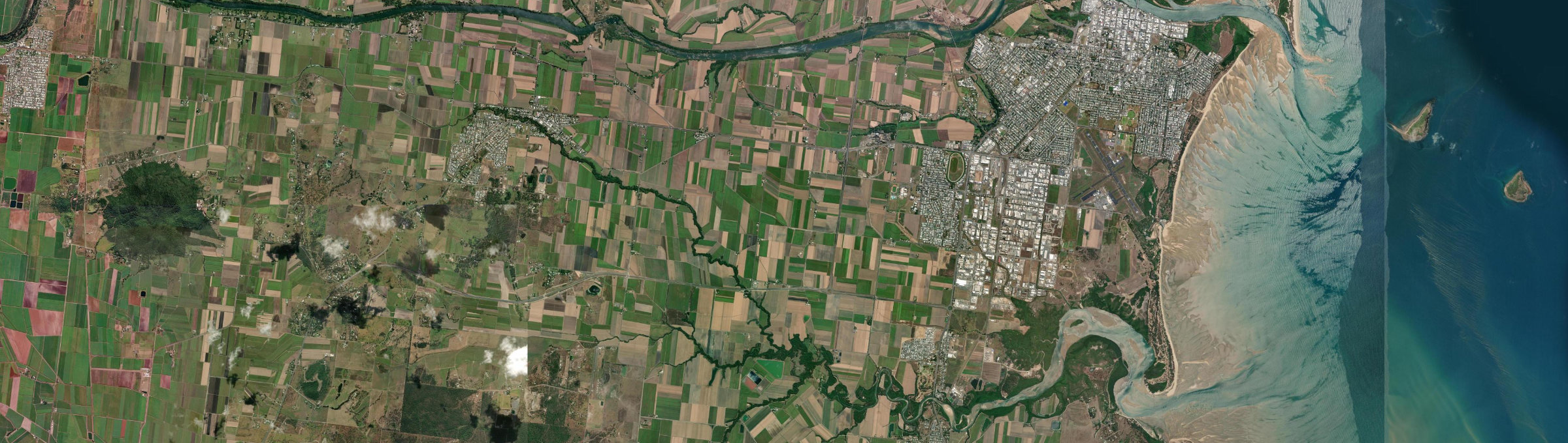 Aerial view of Te Kowai, QLD