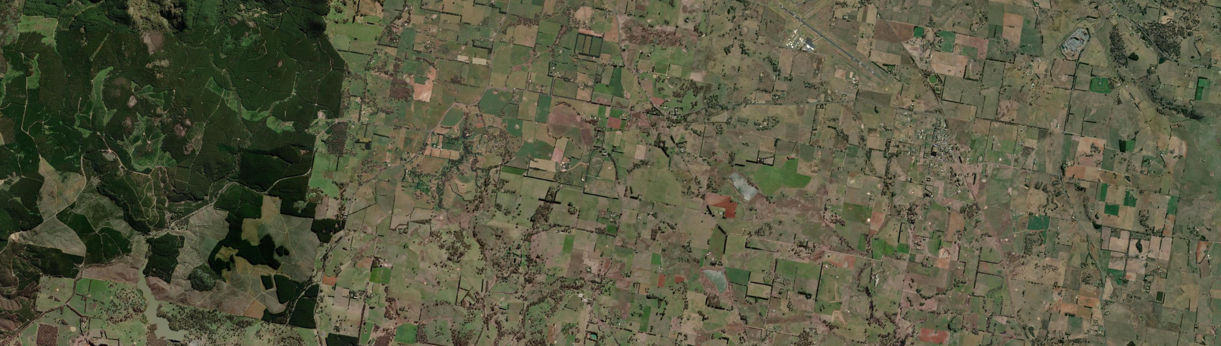 Aerial view of Spring Terrace, NSW