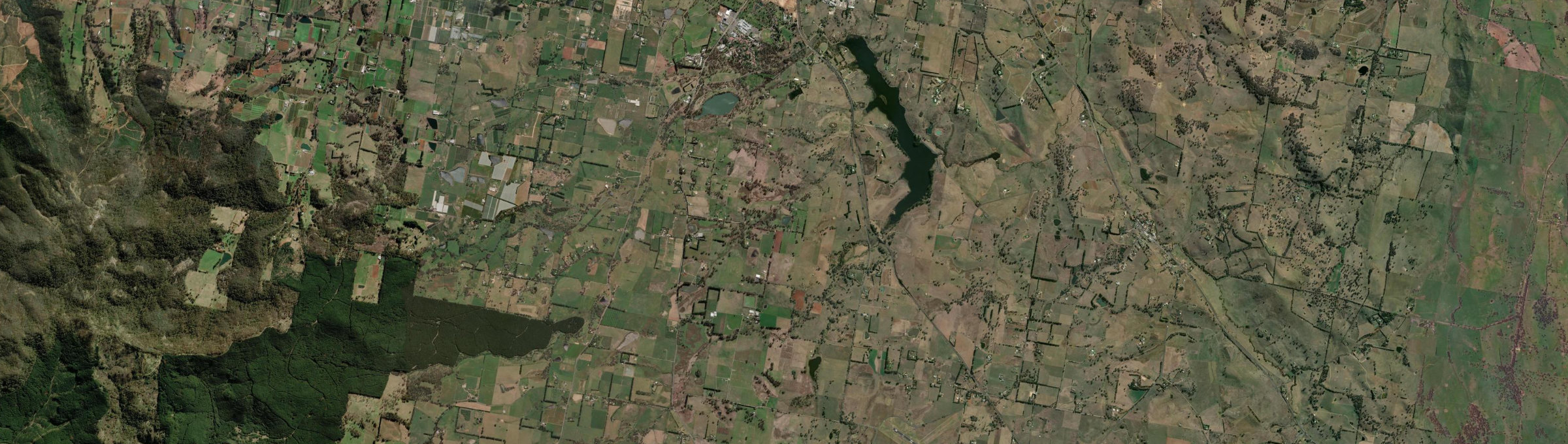 Aerial view of Spring Creek (NSW), NSW