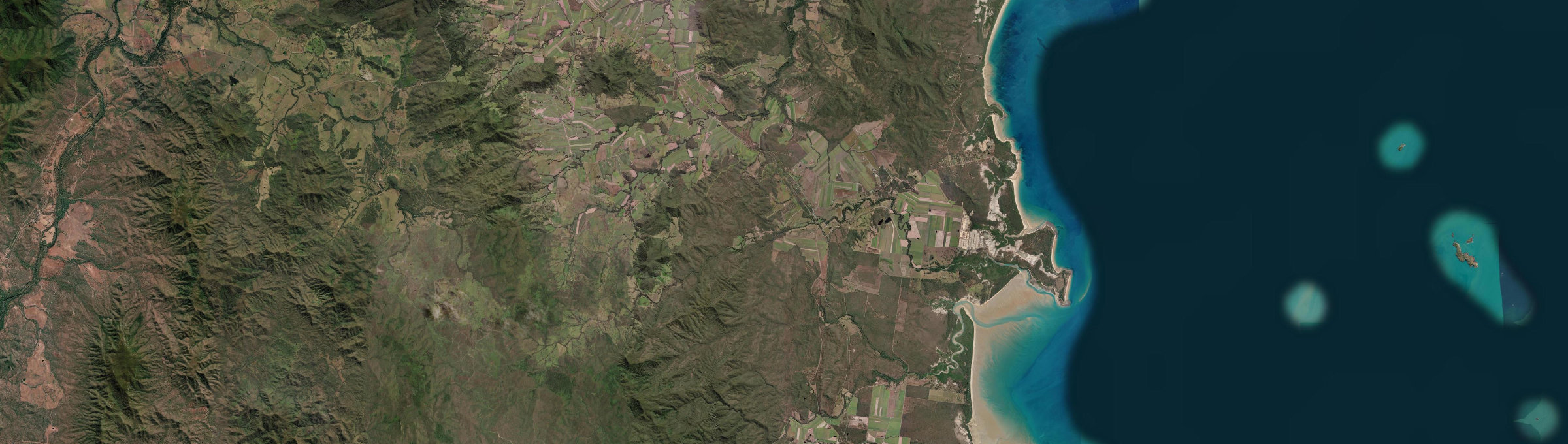 Aerial view of Ilbilbie, QLD