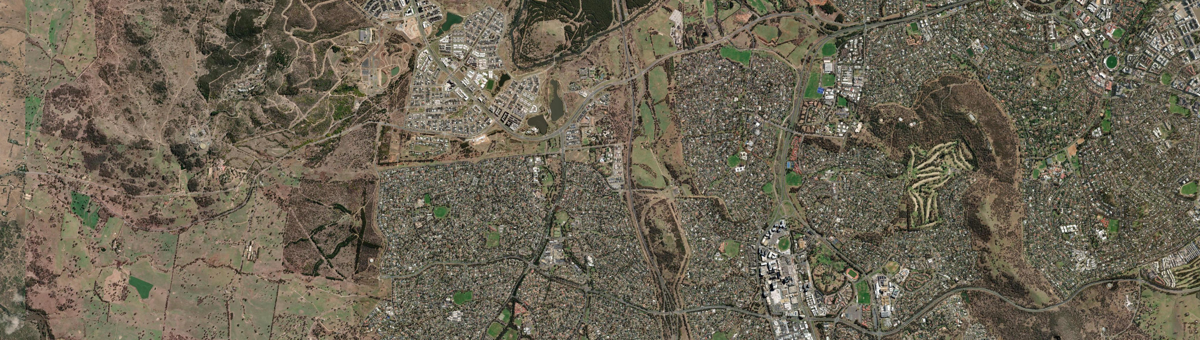 Aerial view of Weston (ACT), ACT