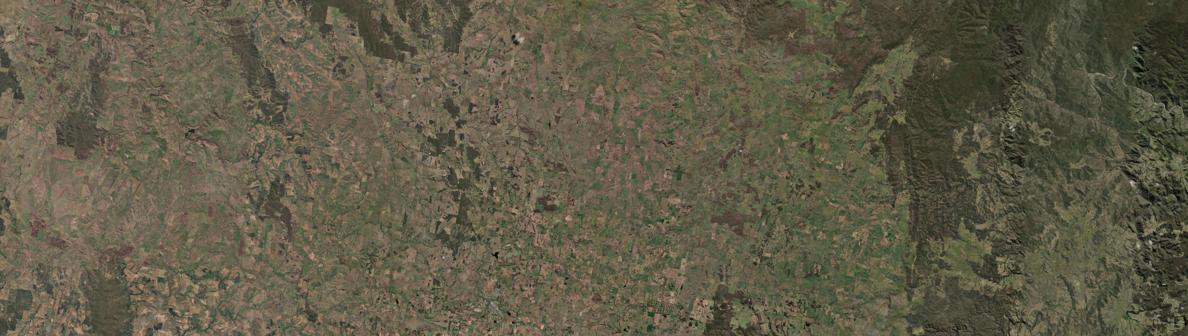 Aerial view of Laggan, NSW