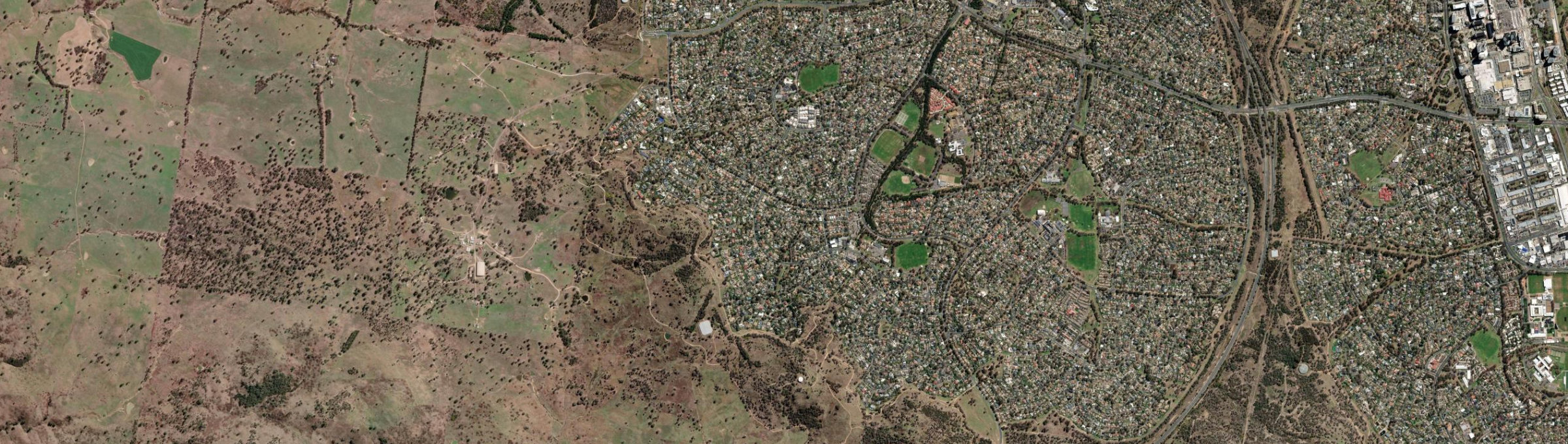 Aerial view of Chapman, ACT