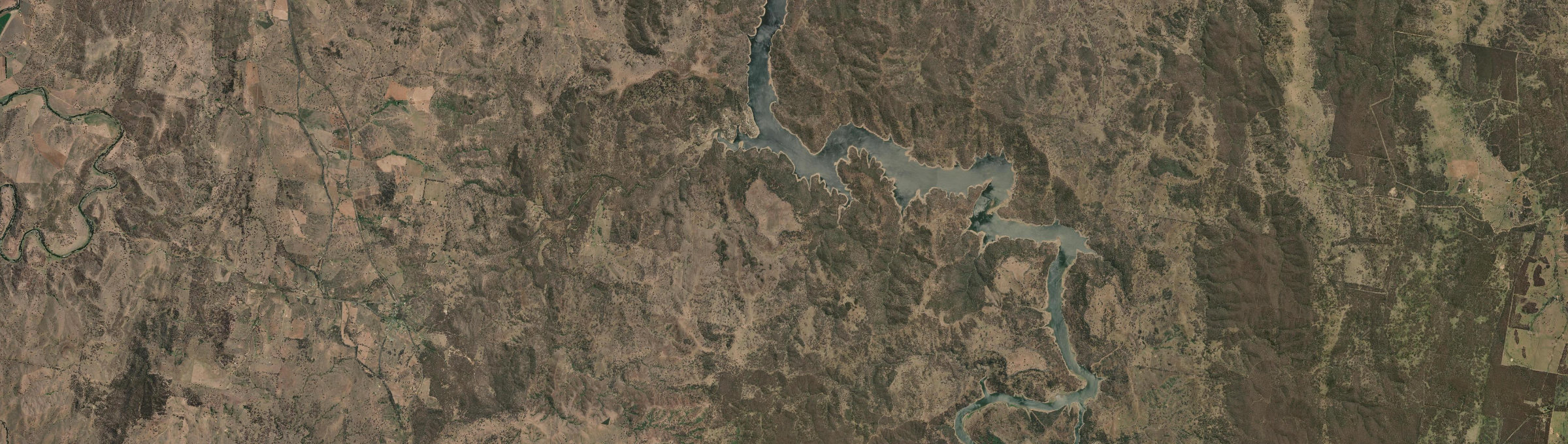 Aerial view of Mookerawa, NSW