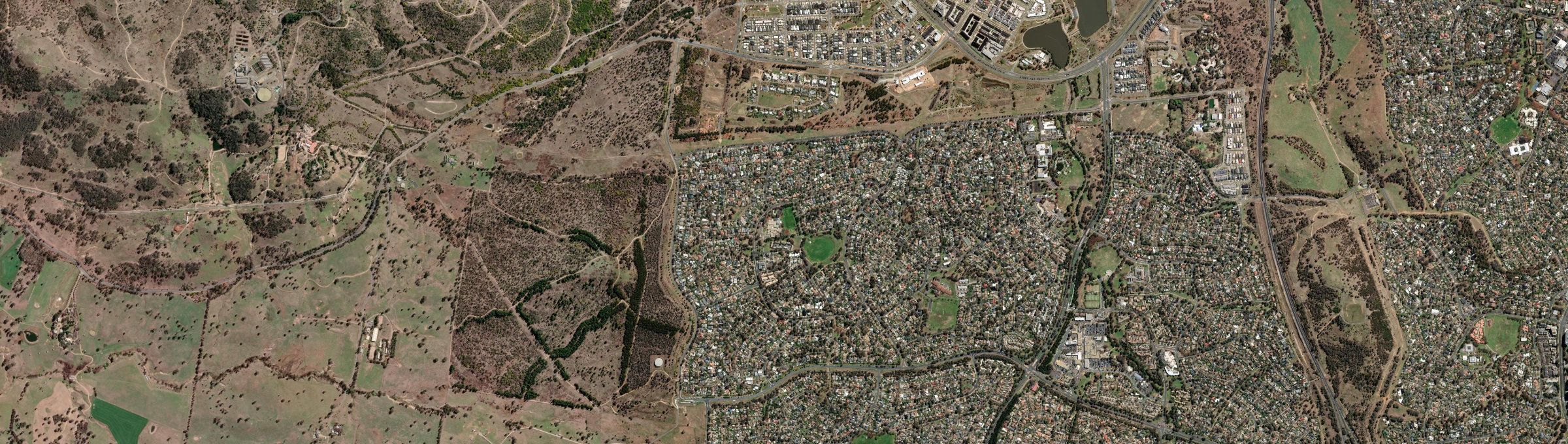 Aerial view of Duffy, ACT
