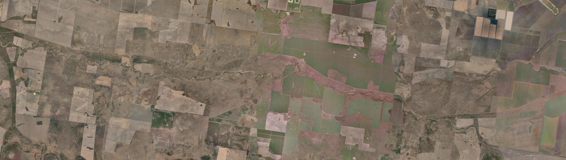 Aerial view of Bulyeroi, NSW