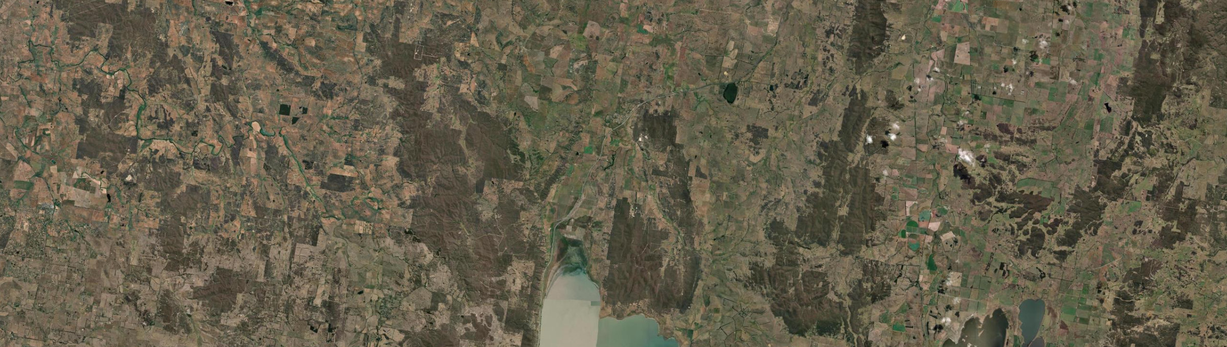 Aerial view of Collector, NSW