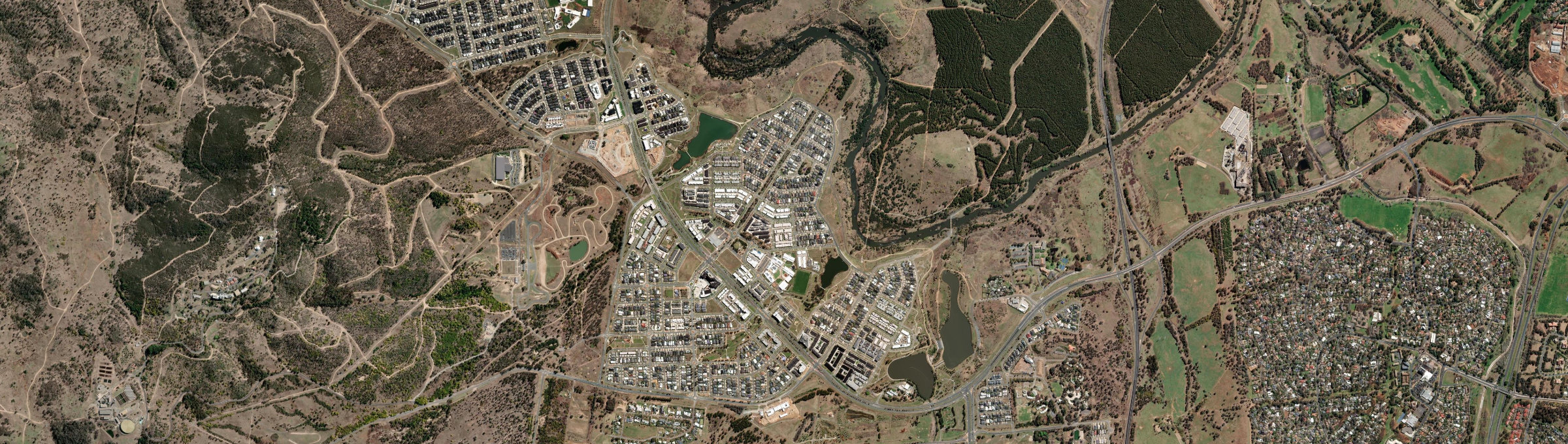 Aerial view of Coombs, ACT