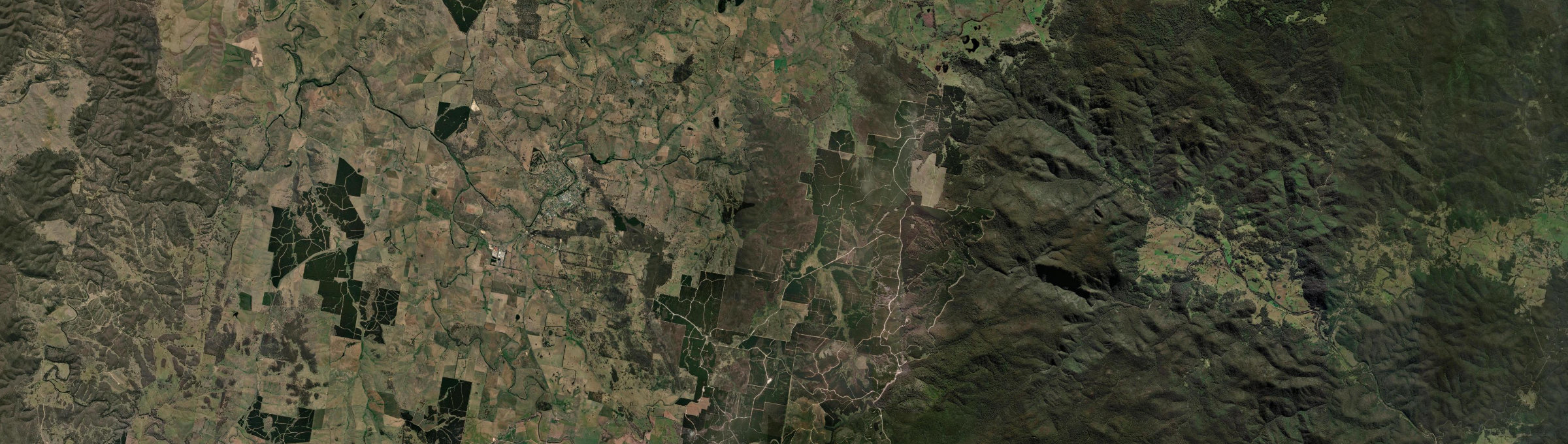 Aerial view of Coolumbooka, NSW