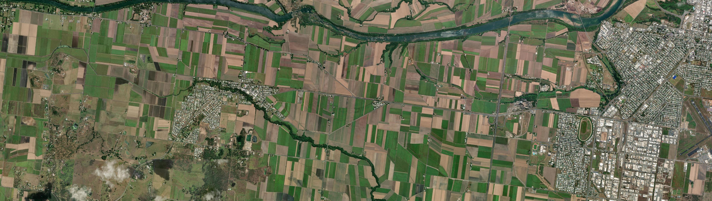 Aerial view of Alexandra (Qld), QLD