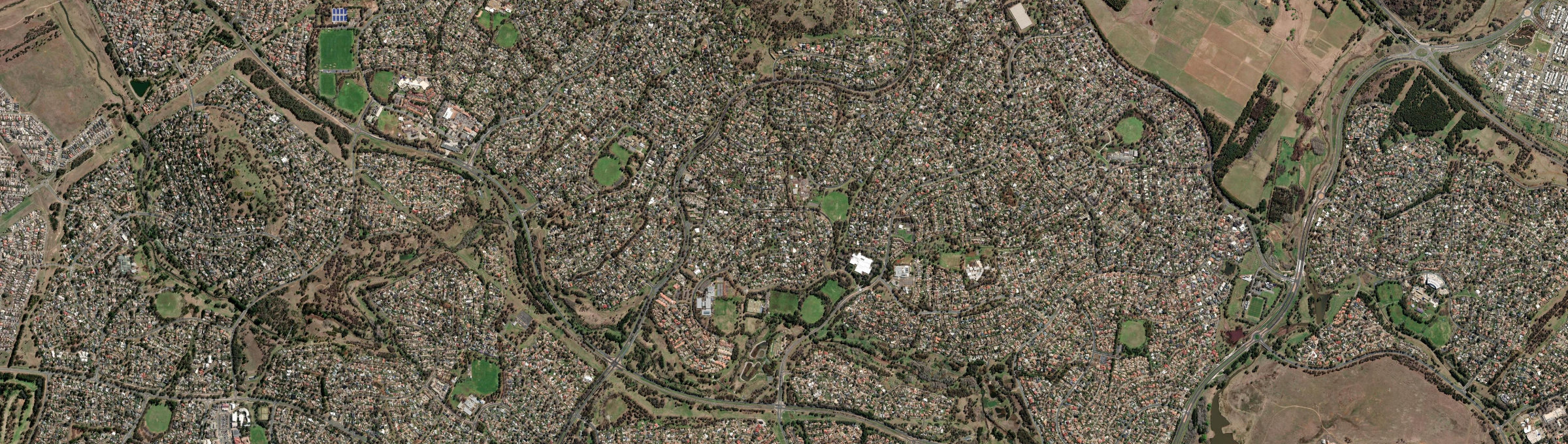 Aerial view of Melba, ACT