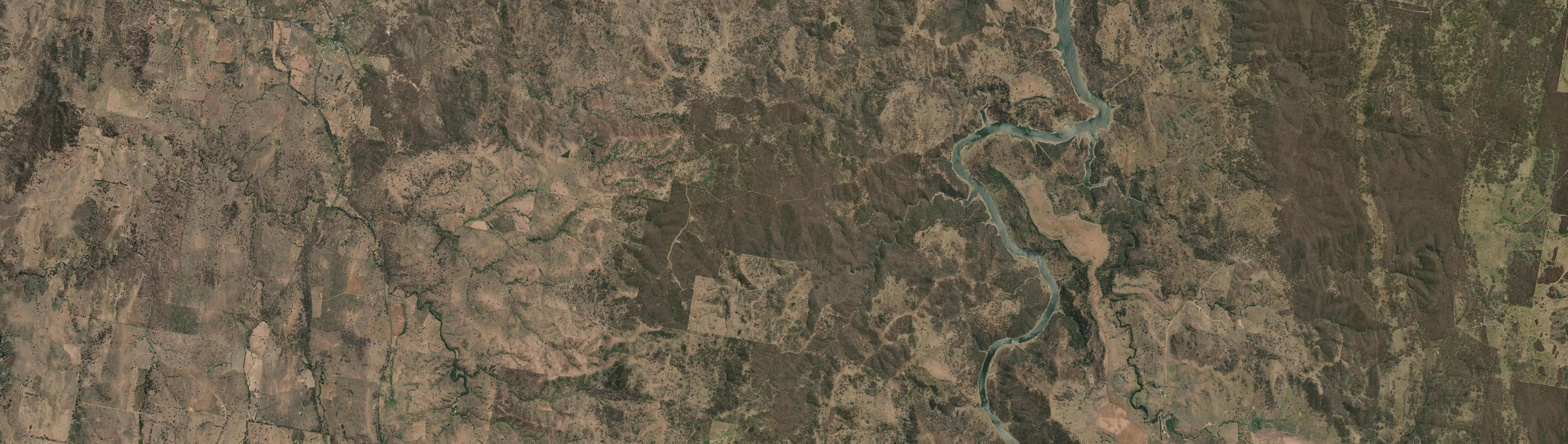 Aerial view of Mount Aquila, NSW