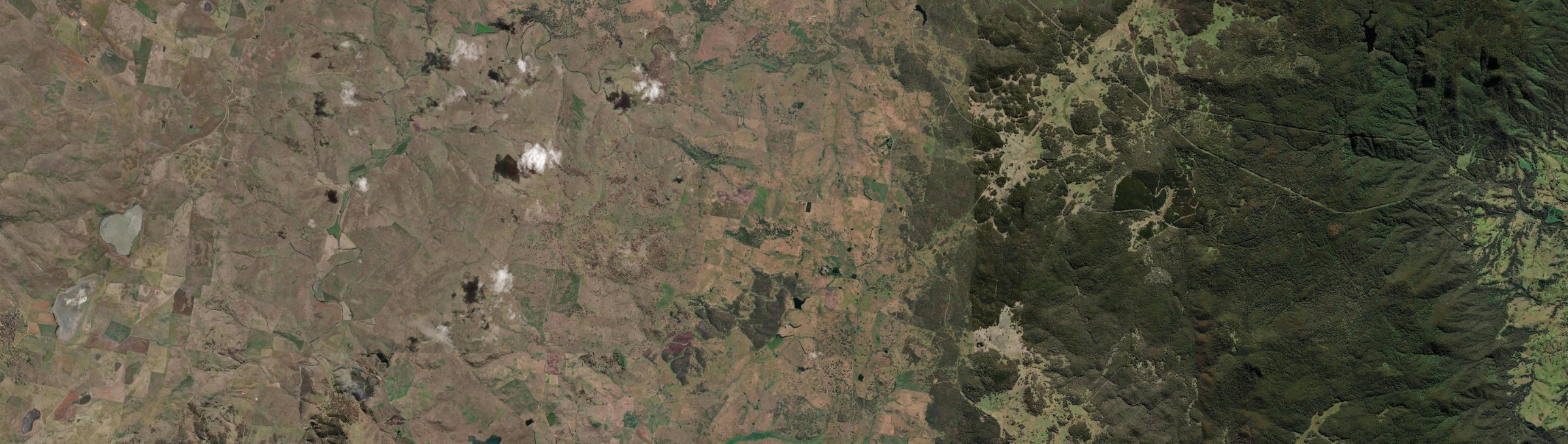Aerial view of Holts Flat, NSW