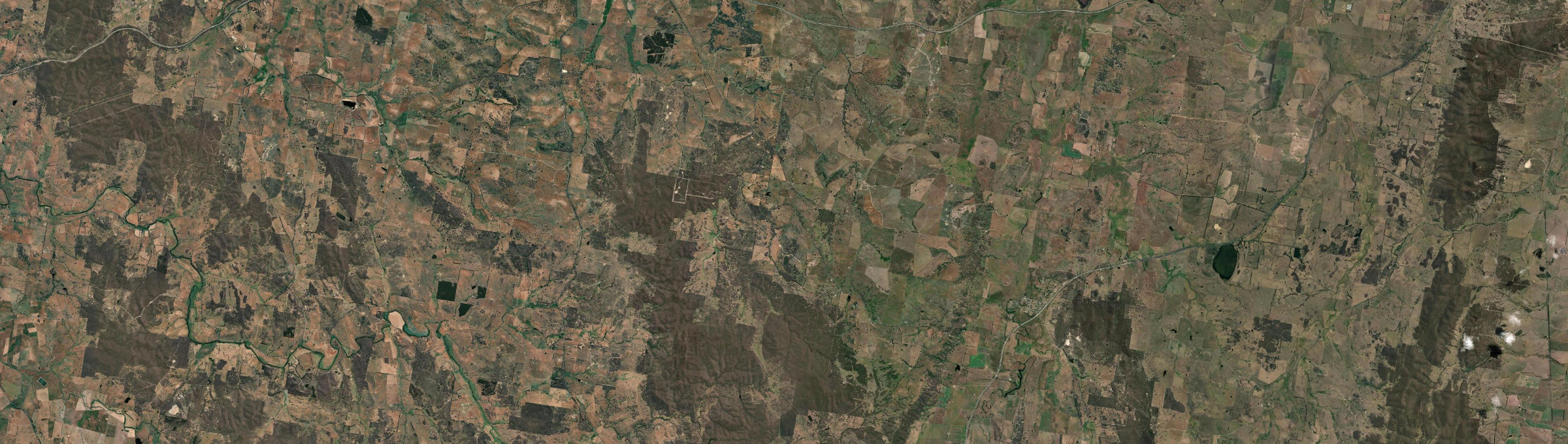 Aerial view of Lerida, NSW