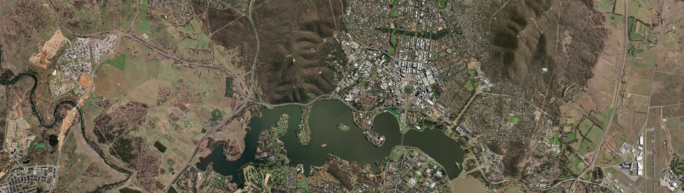 Aerial view of Acton (ACT), ACT