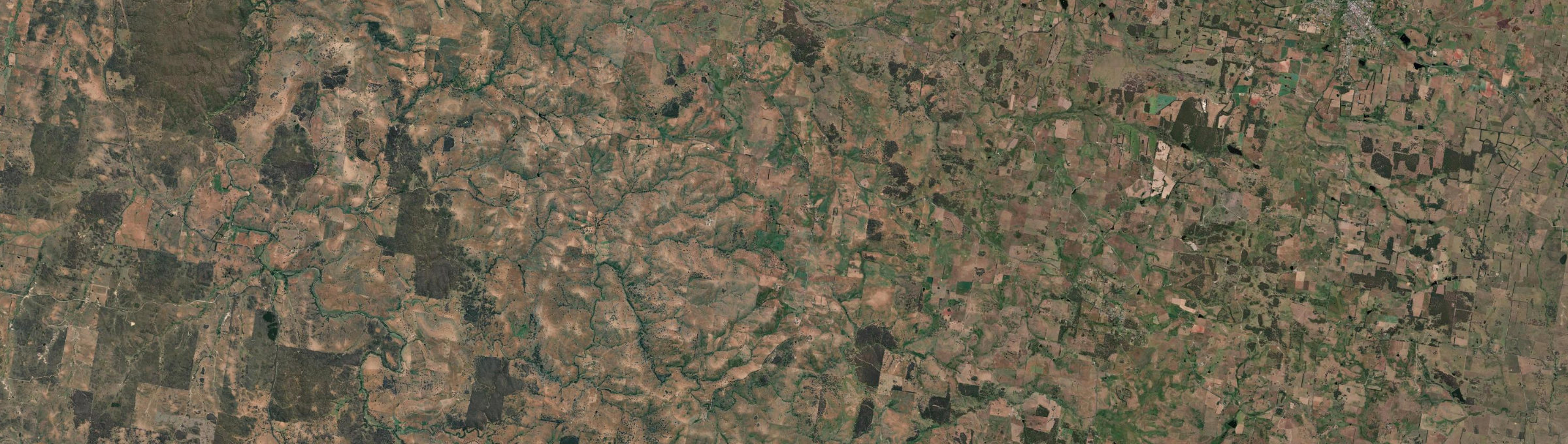Aerial view of Wheeo, NSW