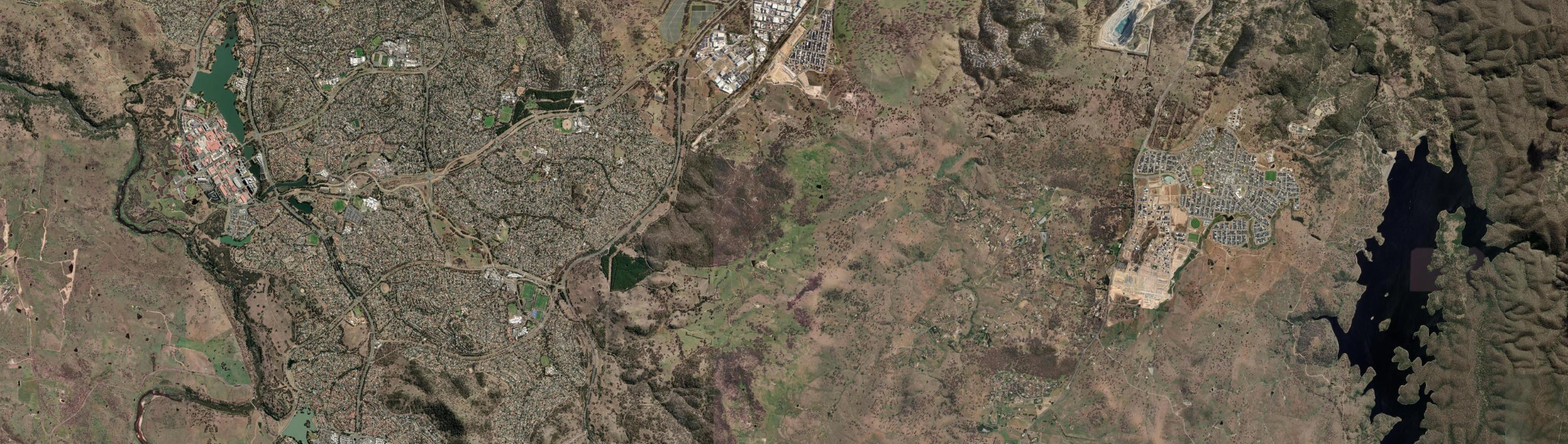 Aerial view of Tralee, NSW