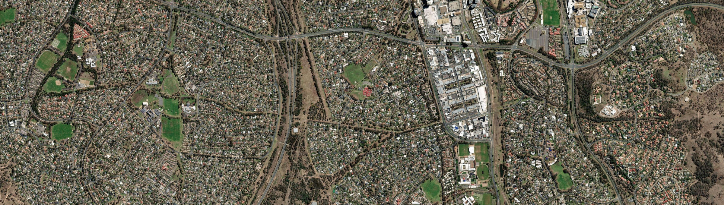 Aerial view of Chifley (ACT), ACT