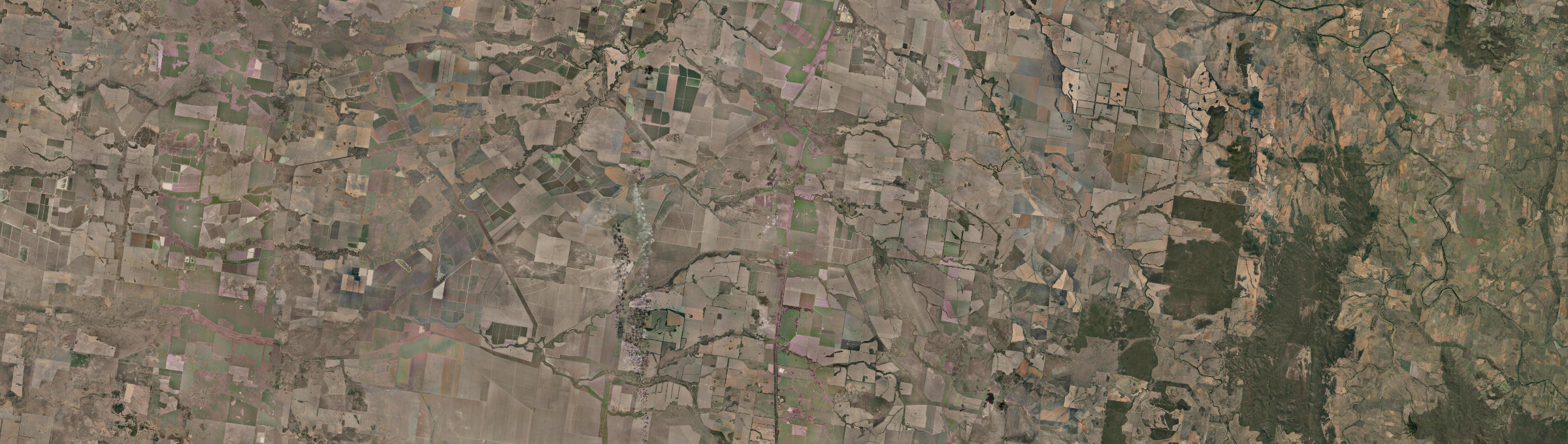 Aerial view of Gurley, NSW