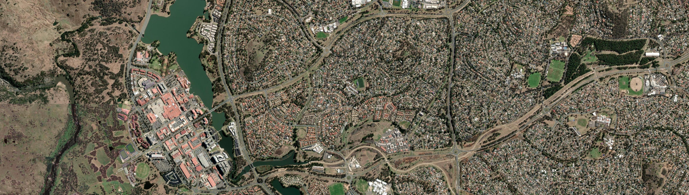 Aerial view of Monash (ACT), ACT