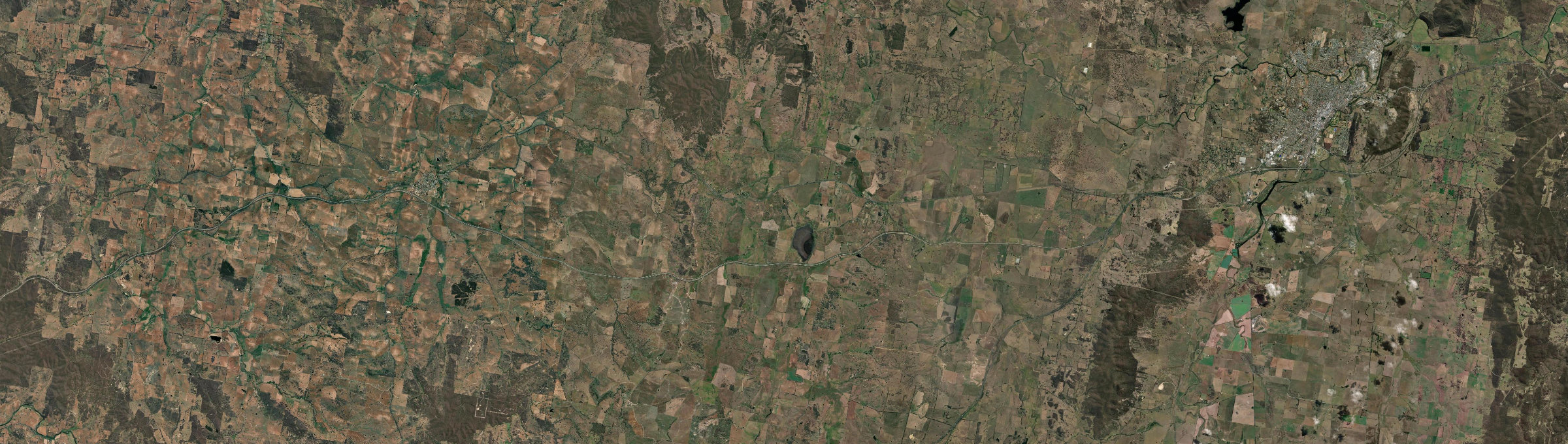 Aerial view of Breadalbane (NSW), NSW