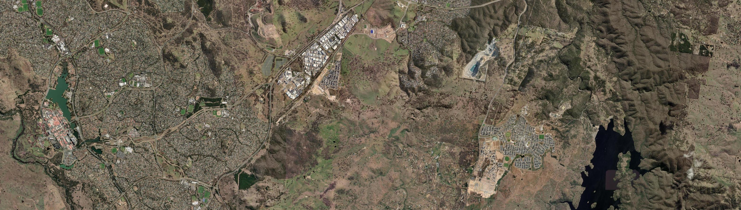 Aerial view of Environa, NSW