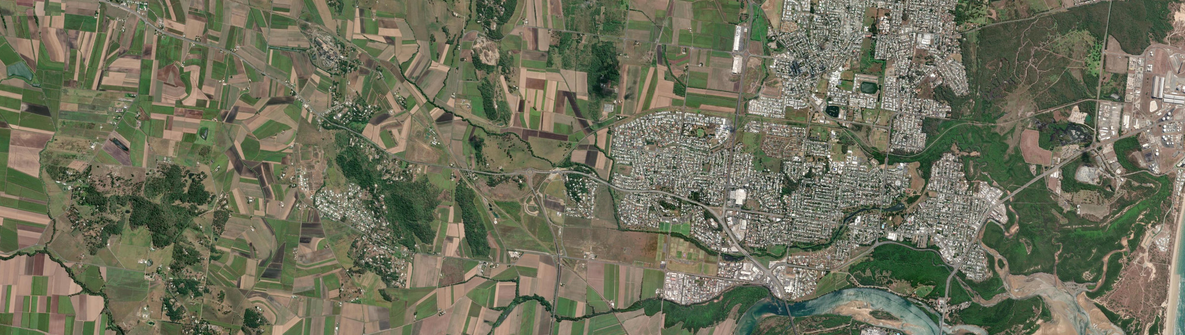 Aerial view of Glenella, QLD