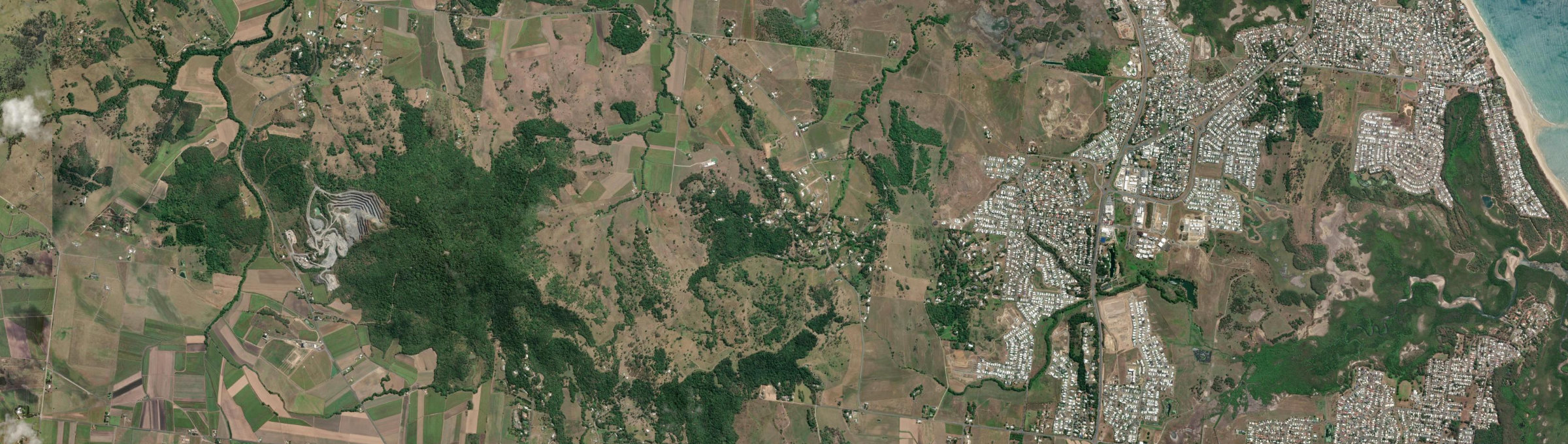 Aerial view of Nindaroo, QLD