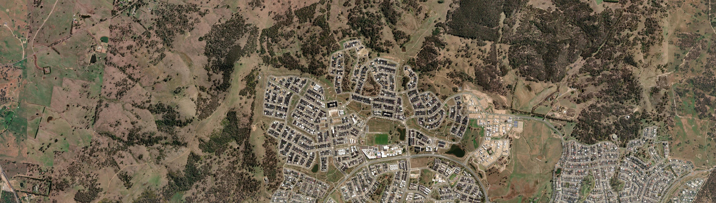 Aerial view of Taylor, ACT