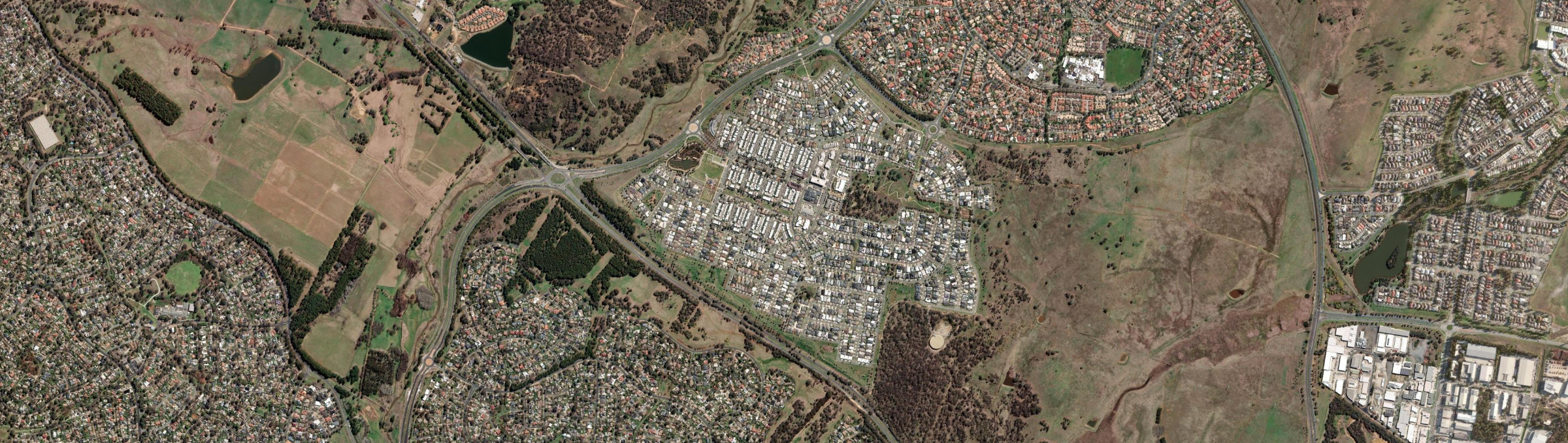 Aerial view of Crace, ACT