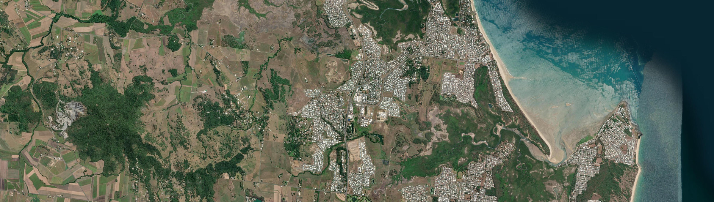 Aerial view of Rural View, QLD