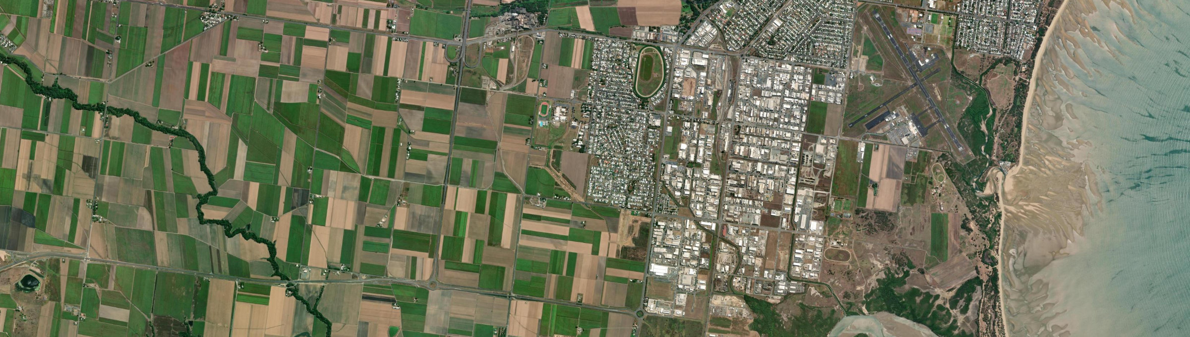 Aerial view of Ooralea, QLD