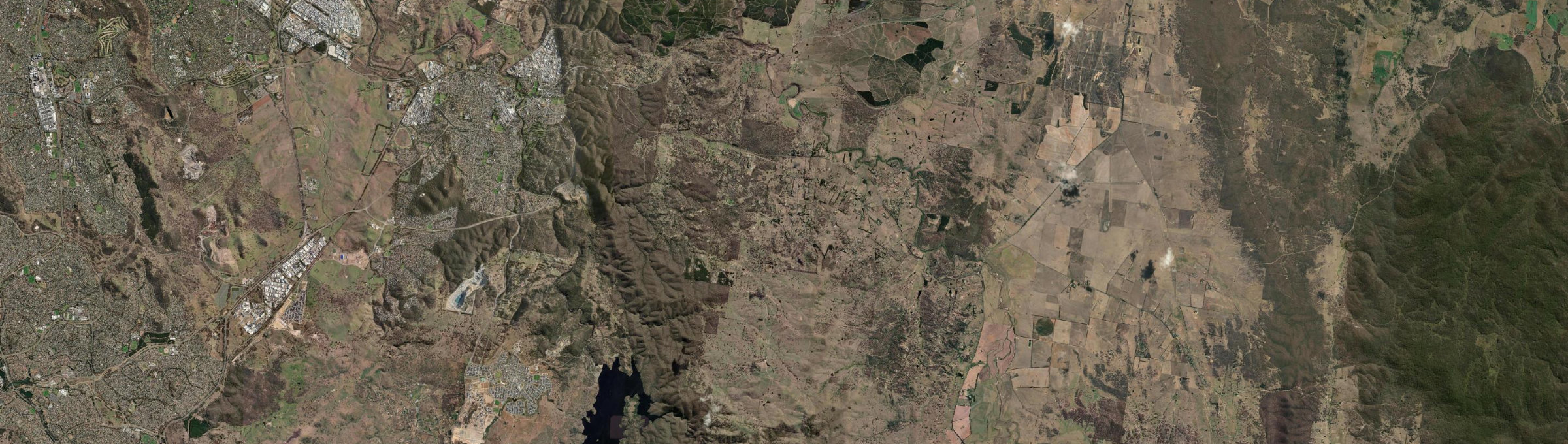 Aerial view of Carwoola, NSW