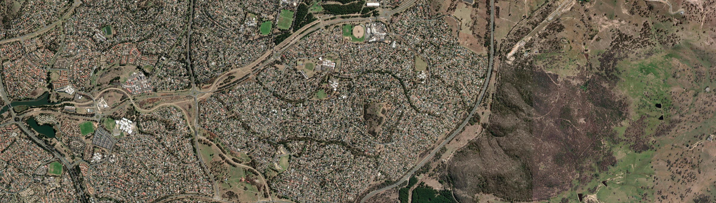 Aerial view of Chisholm (ACT), ACT