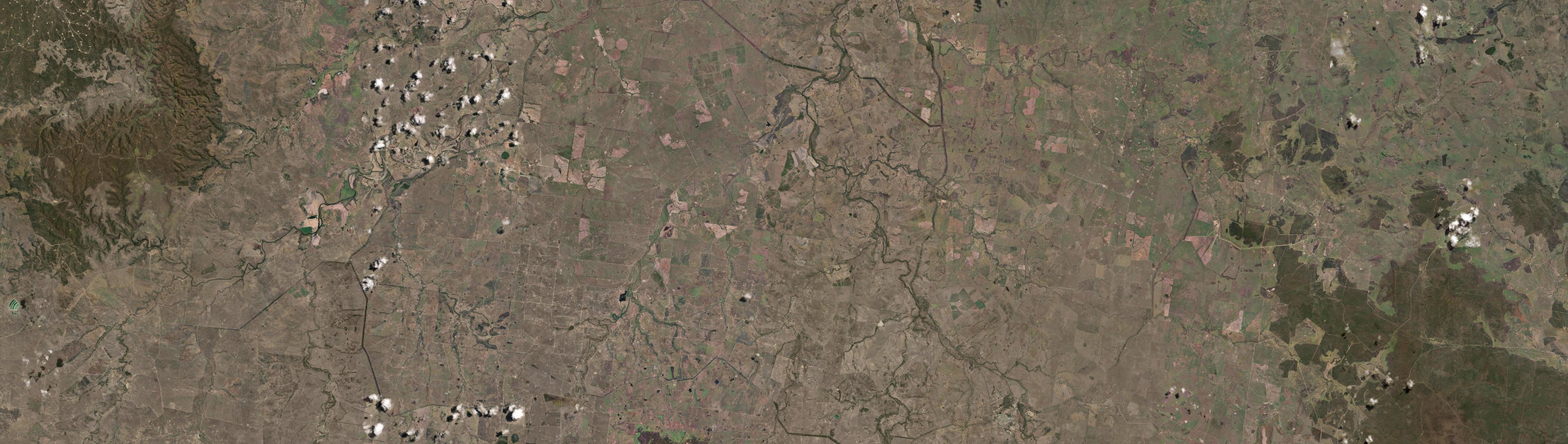 Aerial view of Grosmont, QLD