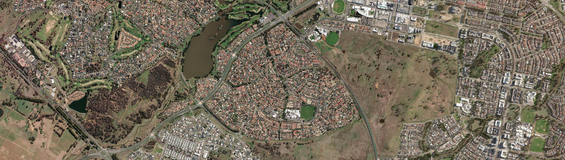 Aerial view of Palmerston (ACT), ACT