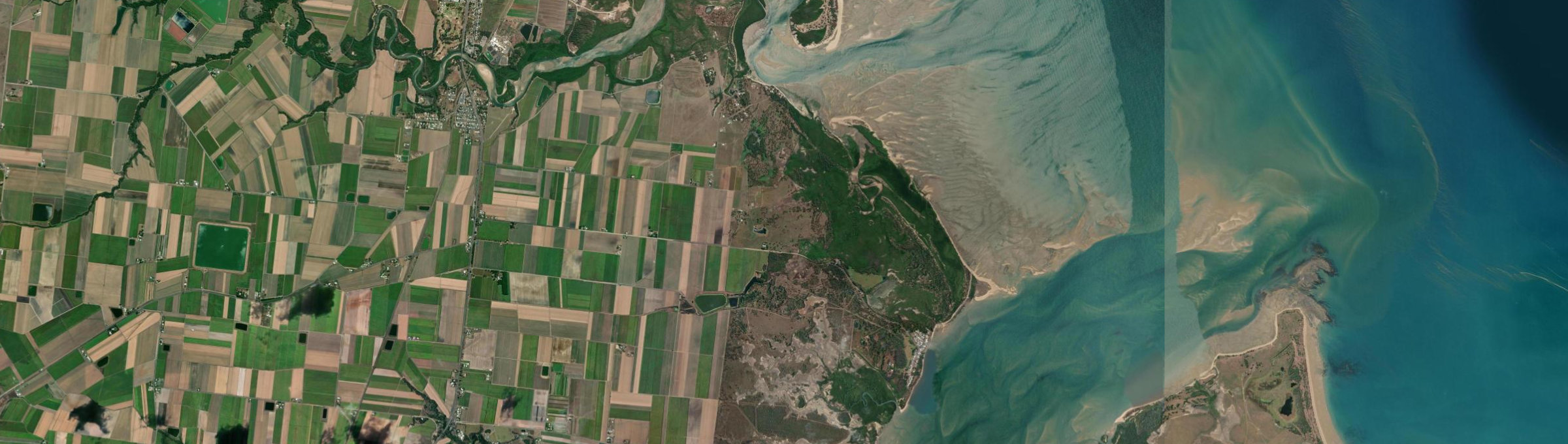 Aerial view of McEwens Beach, QLD