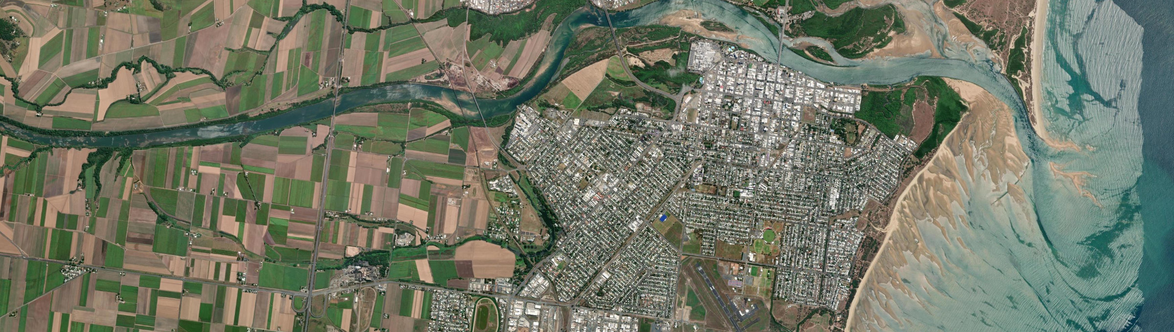 Aerial view of West Mackay, QLD