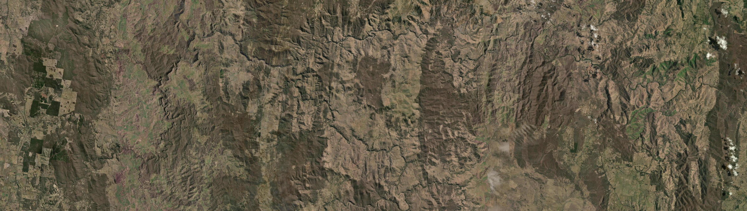 Aerial view of Bruinbun, NSW