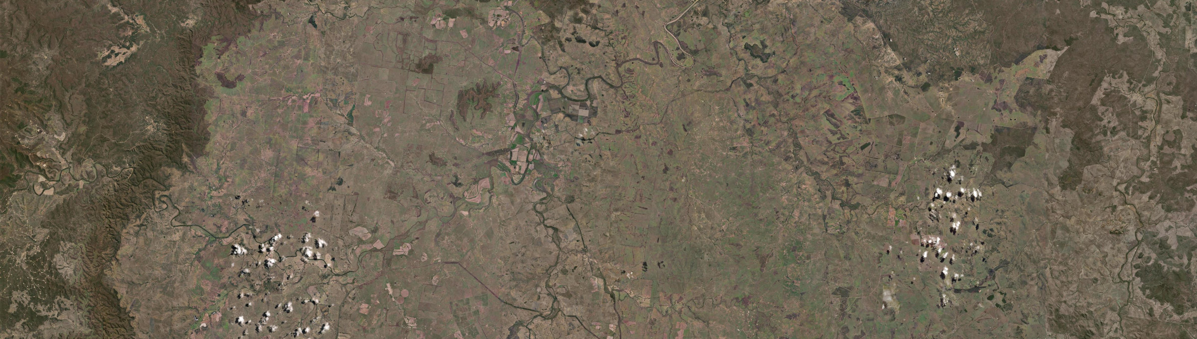Aerial view of Taroom, QLD