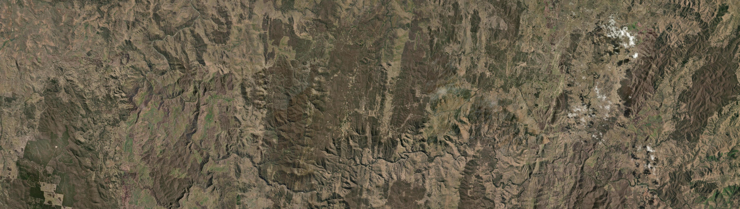 Aerial view of Hill End (NSW), NSW
