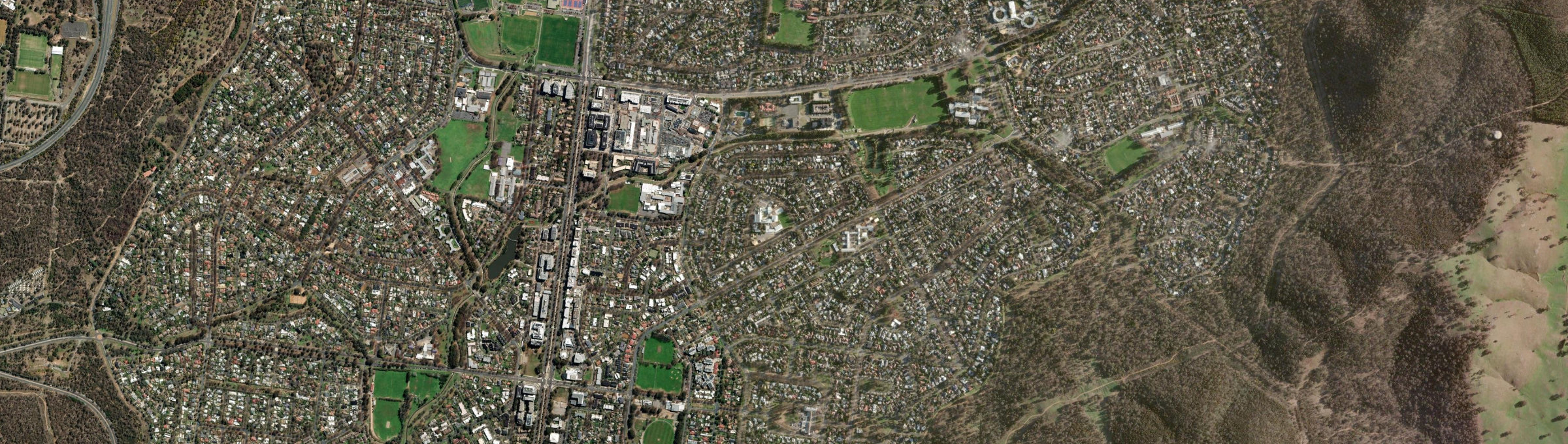 Aerial view of Dickson, ACT