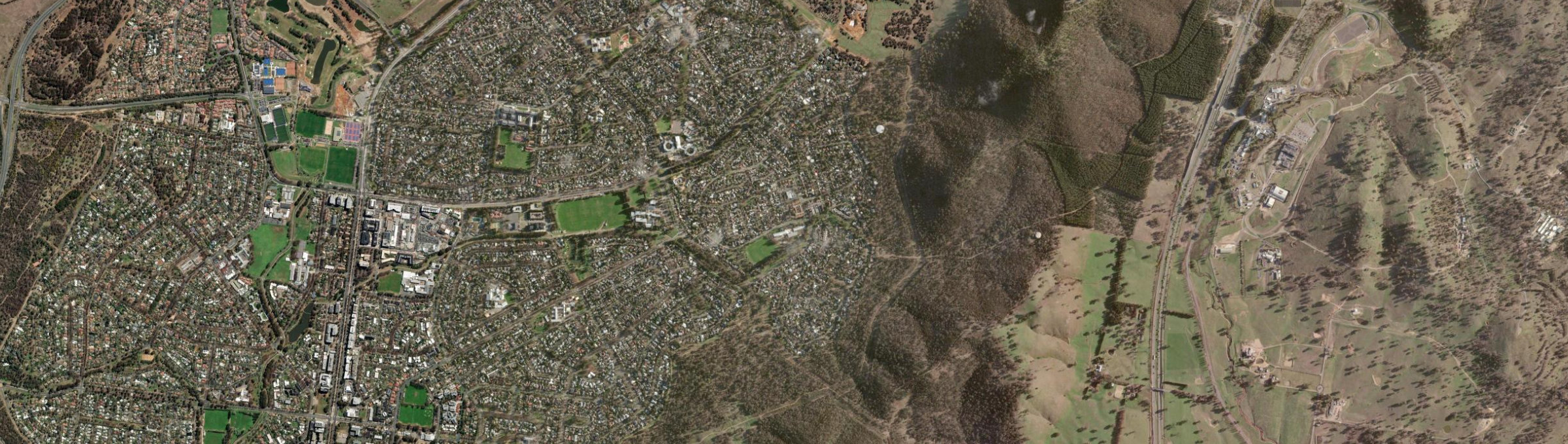 Aerial view of Hackett, ACT
